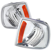 1997-2004 Ford F-150/Expedition Corner Lights Chrome Housing/Clear Lens