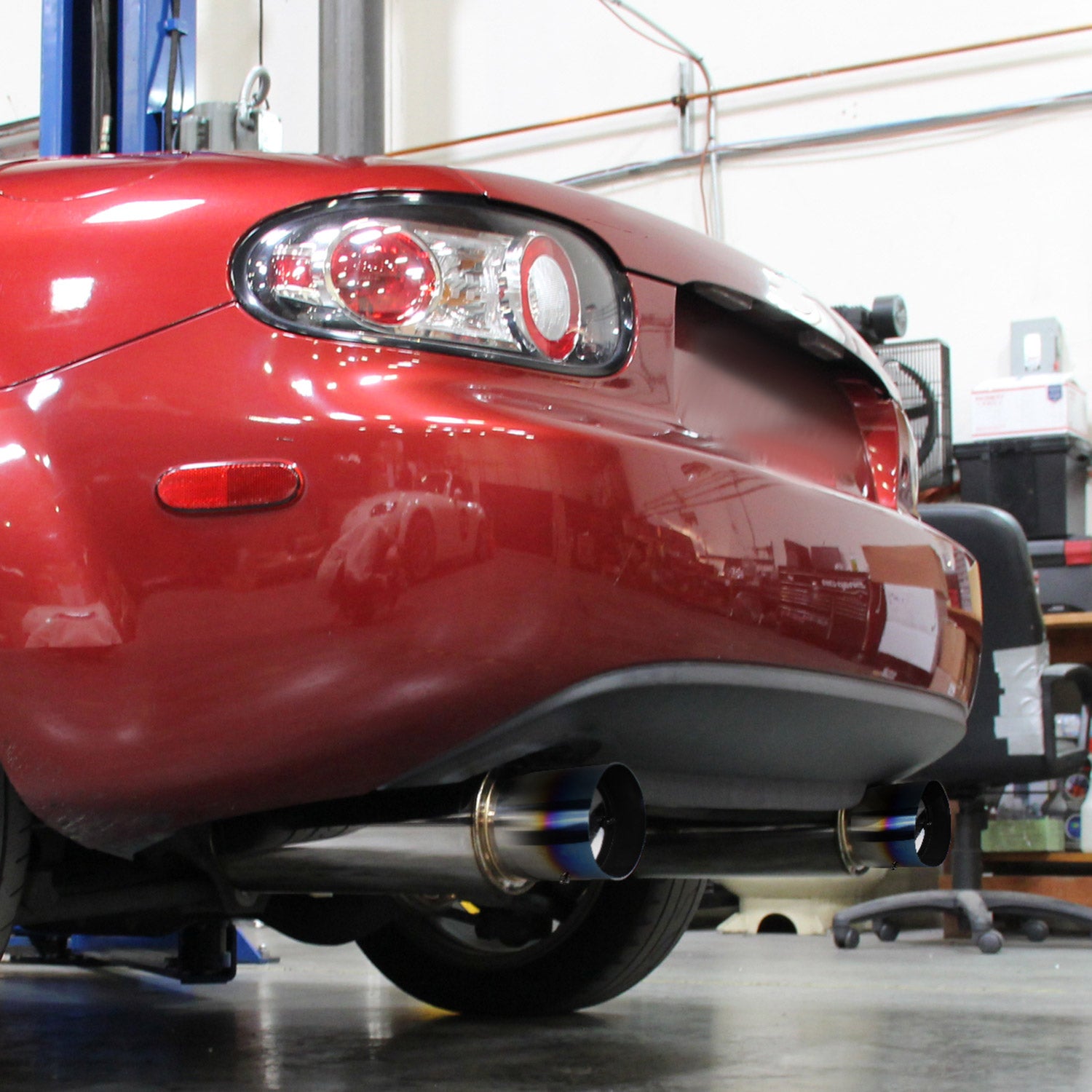 2006-2008 Mazda MX-5 Miata S.Steel Catback Exhaust System w/ Burnt Tip