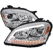2006-2008 Mercedes Benz W164 ML Class LED Bar Headlights Signal Lights Chrome