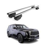 2025-2026 Infiniti QX80 Roof Rack Cross Bars Luggage Carrier Alu Silver 2Pcs