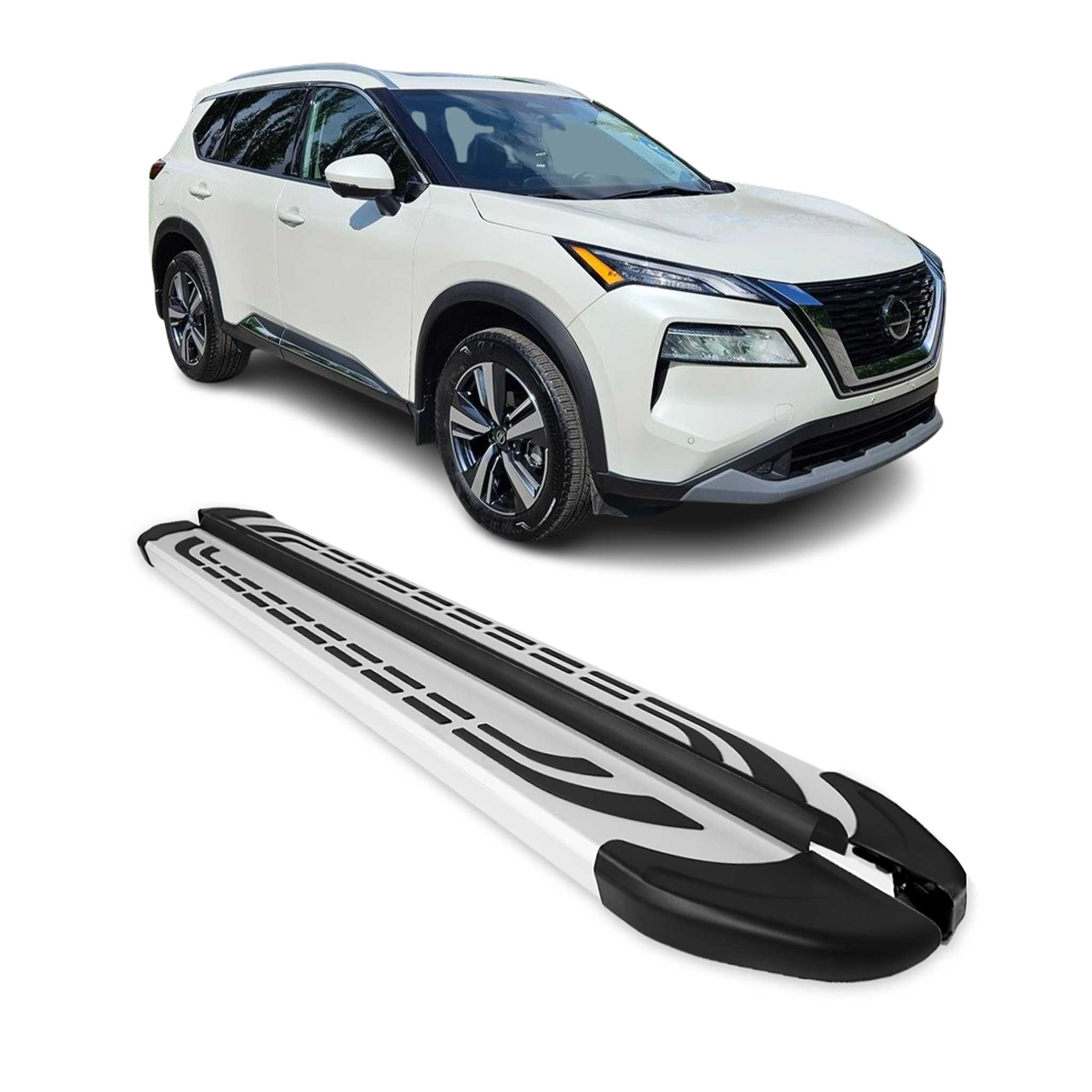 2021-2026 Nissan Rogue Nerf Bar Side Step Running Boards Alu 2x