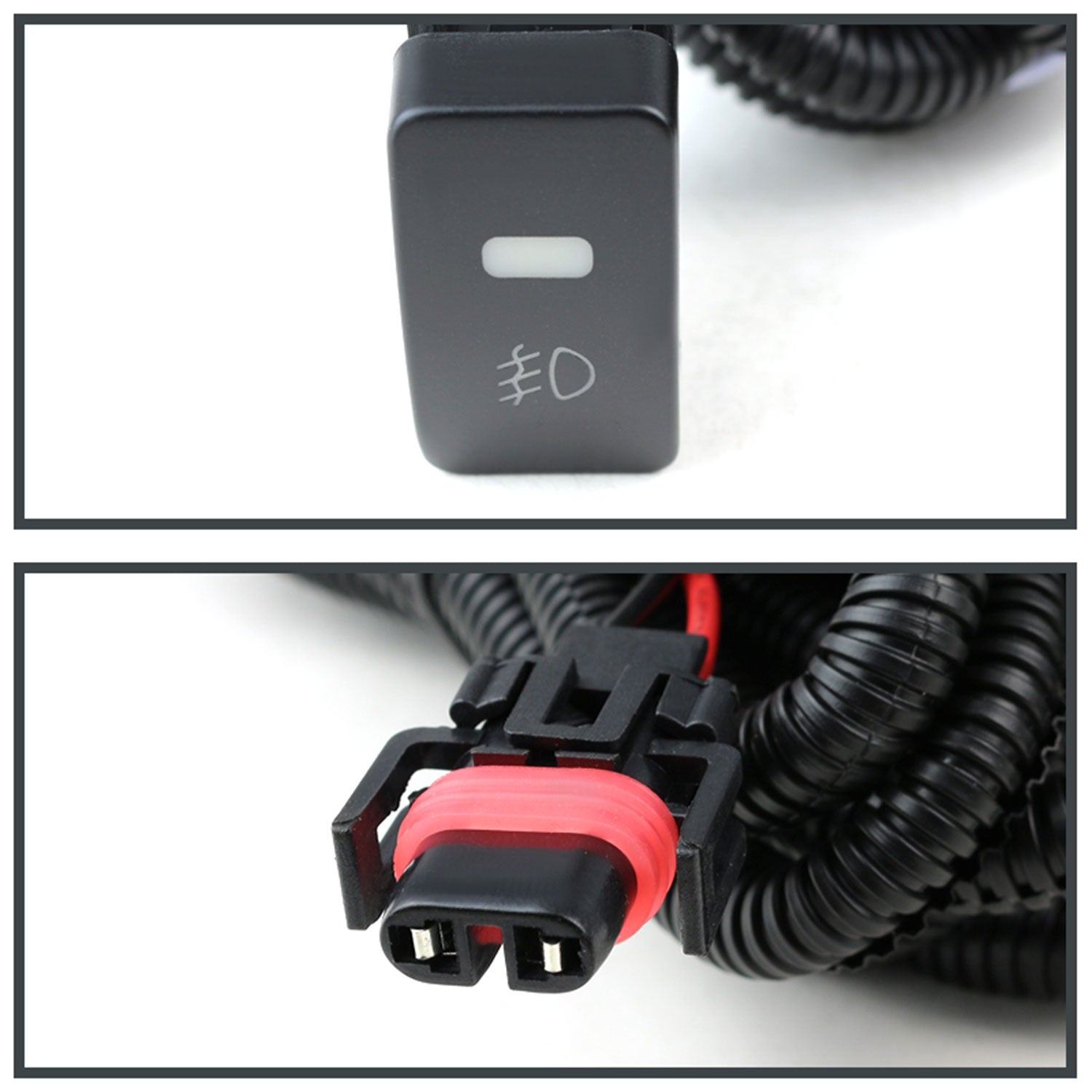 2008-2010 Honda Accord Sedan H11 Fog Lights Kit Chrome Housing/Clear Lens