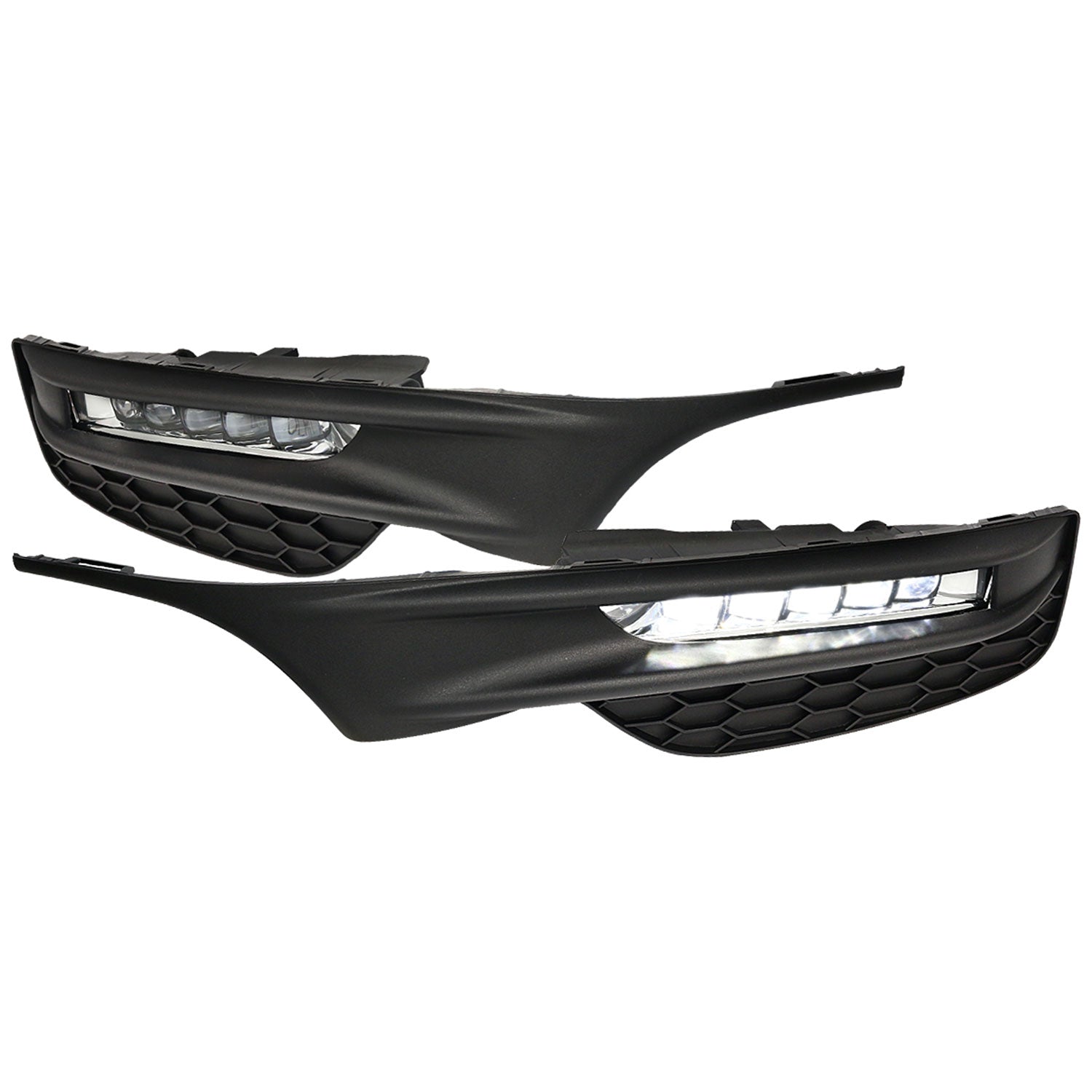 2016-2017 Honda Accord Sedan LED Fog Lights Kit Chrome Housing/Clear Lens
