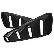 2005-2014 Ford Mustang Textured Black ABS Quarter Side Window Louvers Vent