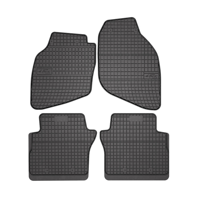 2006-2008 Honda Fit Floor Mats Liners Full Set All Weather Rubber Black