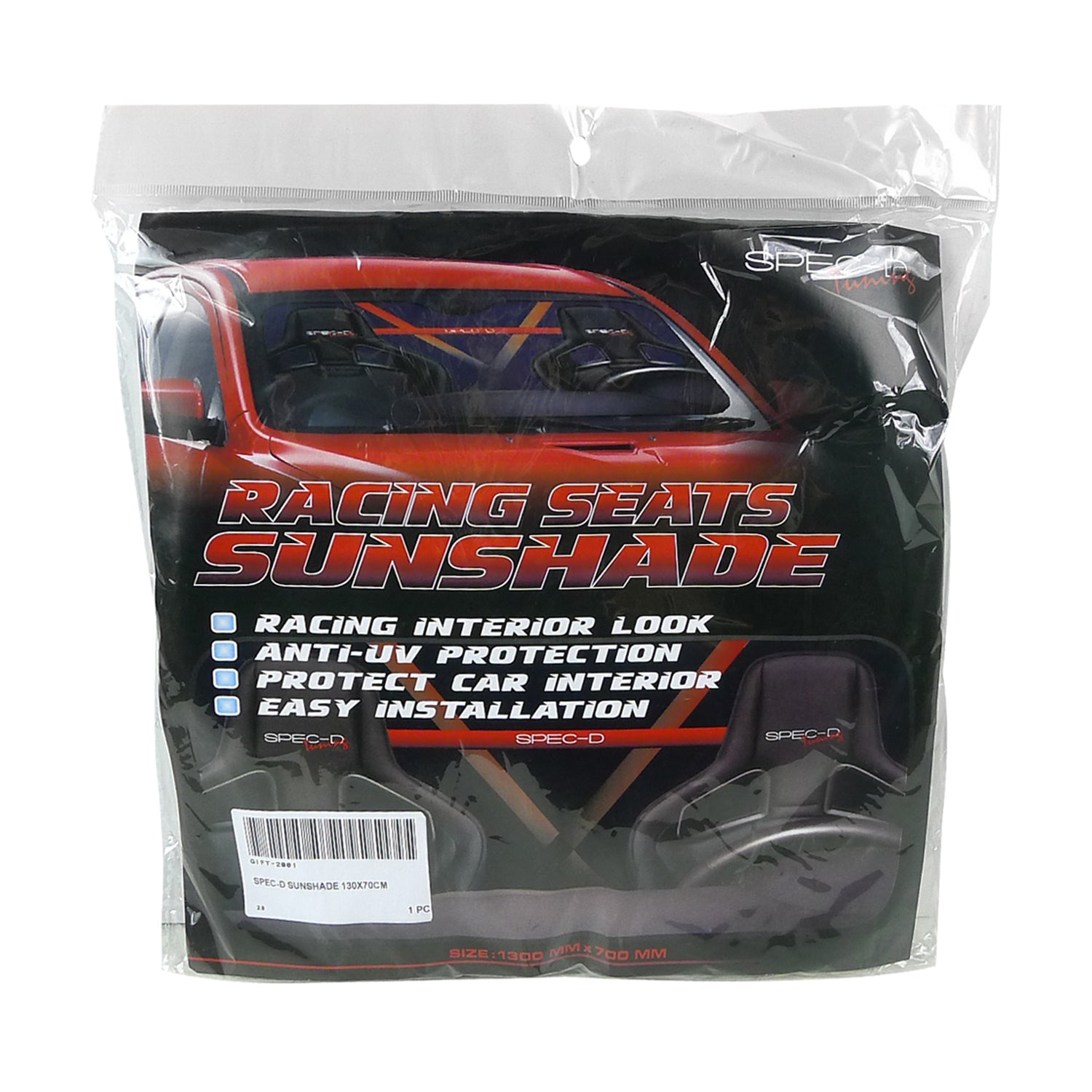 Universal Spec-D Tuning Front Glass Window Windshield Sun Shade UV Block