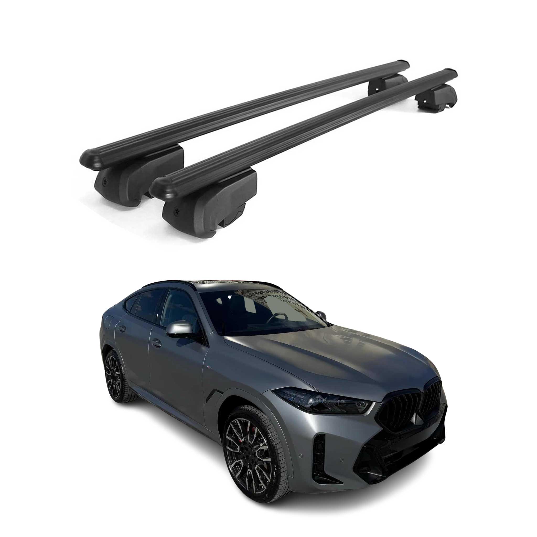 2020-2025 BMW X6 G06 Roof Rack Cross Bars Black