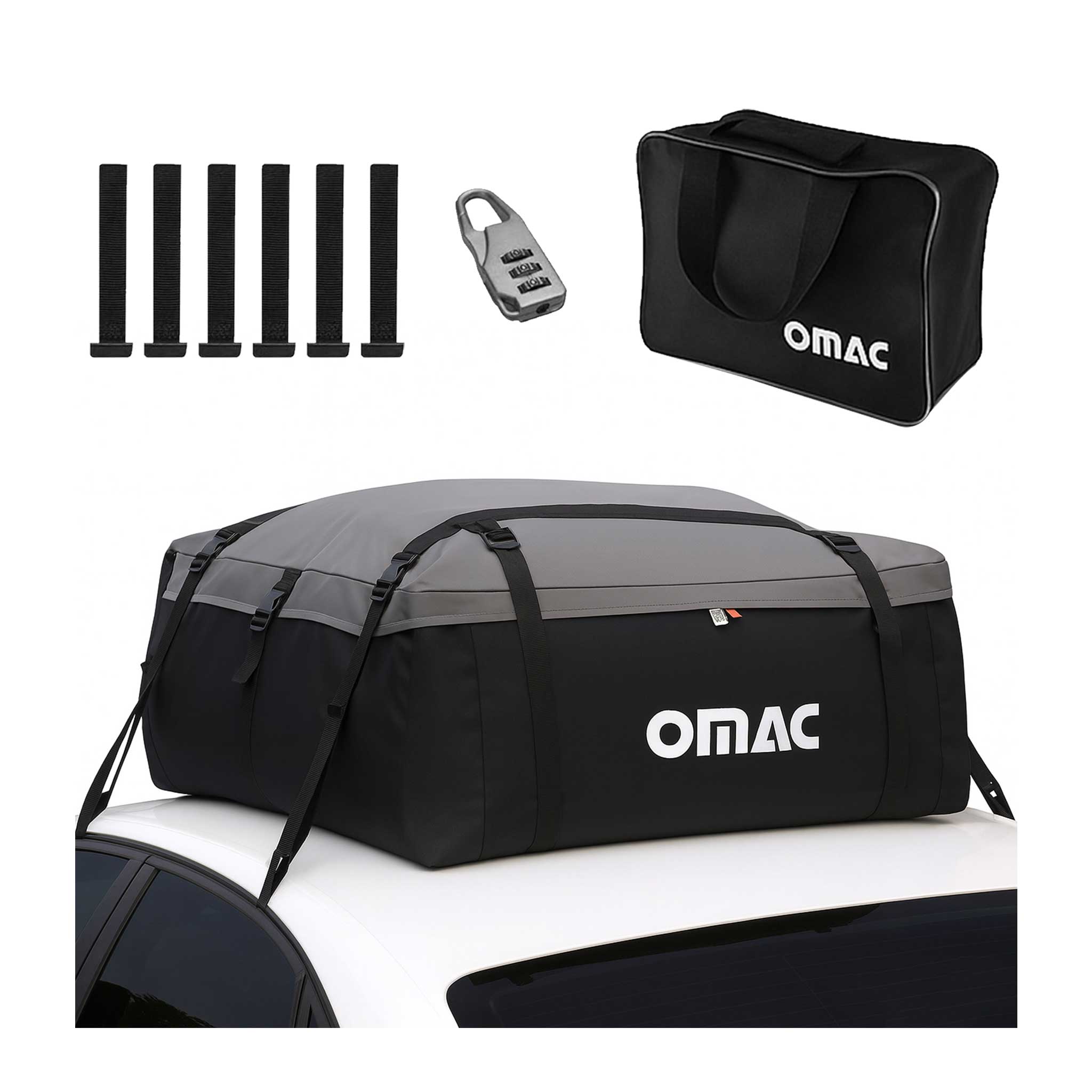 Roof Cargo Bag 17.6 Cubic Feet Black