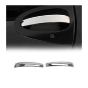 2007-2015 Smart ForTwo Car Door Handle Cover Trim Stainless Steel Chrome 2 Pcs