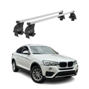 2015-2018 BMW X4 F26 Roof Rack Cross Bars Silver