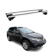 2009-2014 Nissan Murano Roof Rack Cross Bars Silver