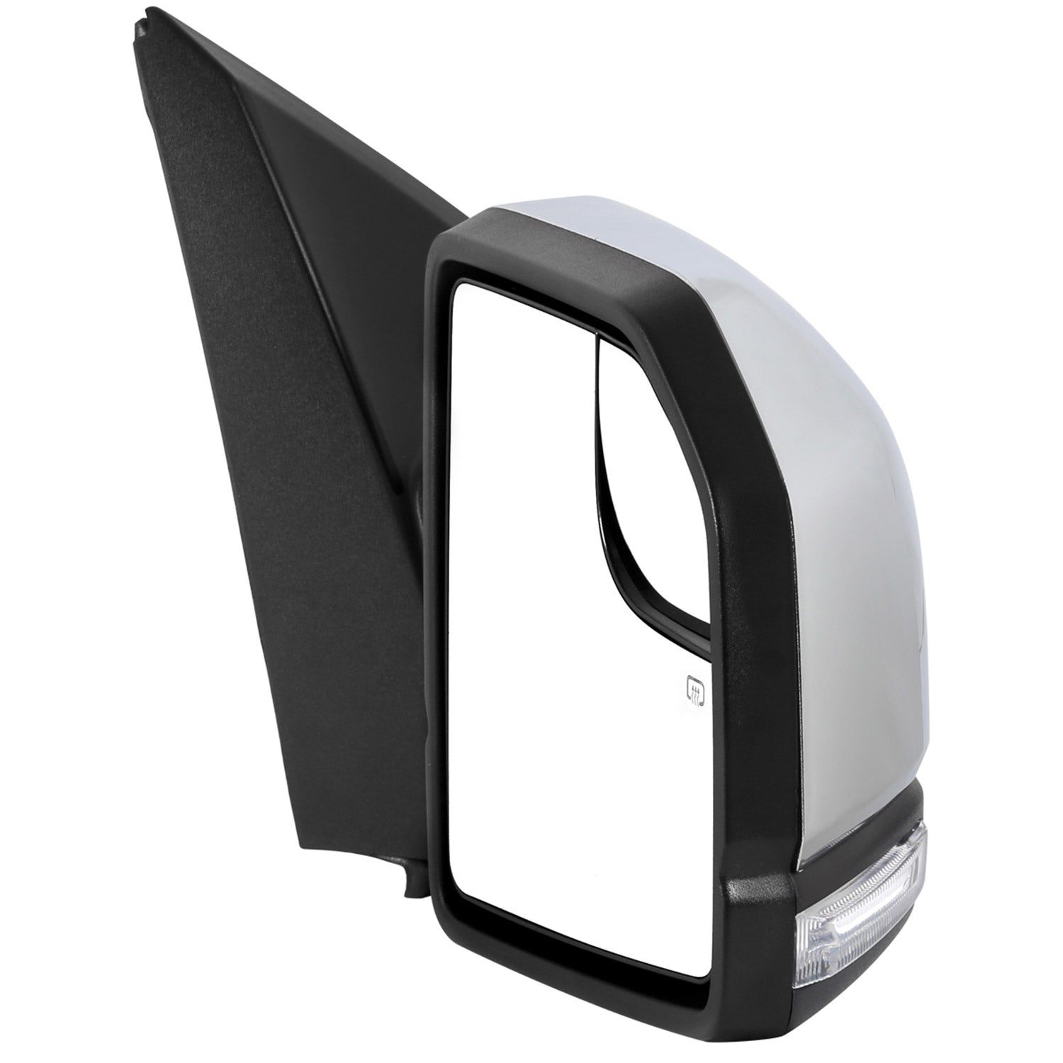 2015-2020 Ford F-150 Chrome Heated Side Mirror LED Turn Signal Passenger Side