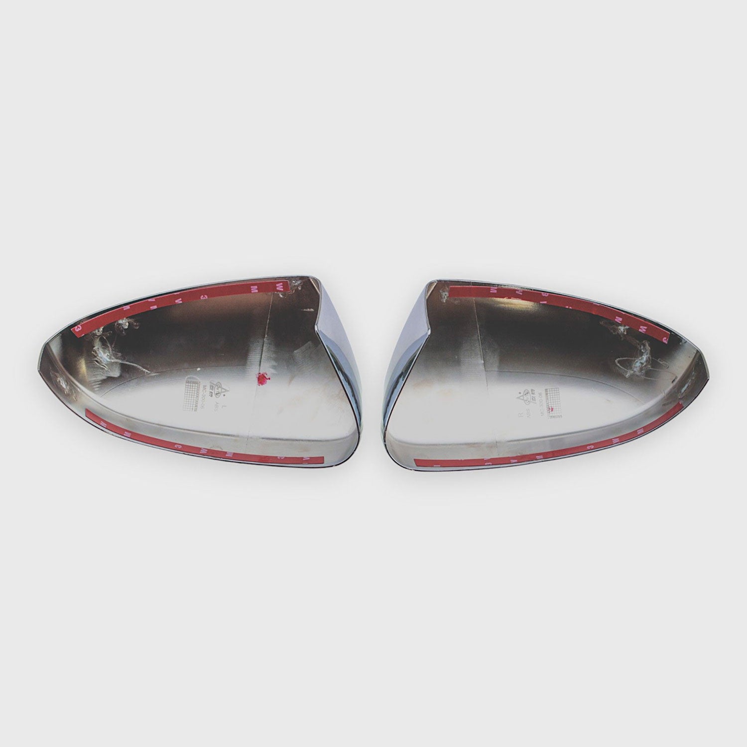 2016-2021 Hyundai Tucson Mirror Cover Caps Chrome 2Pcs ABS Plastic