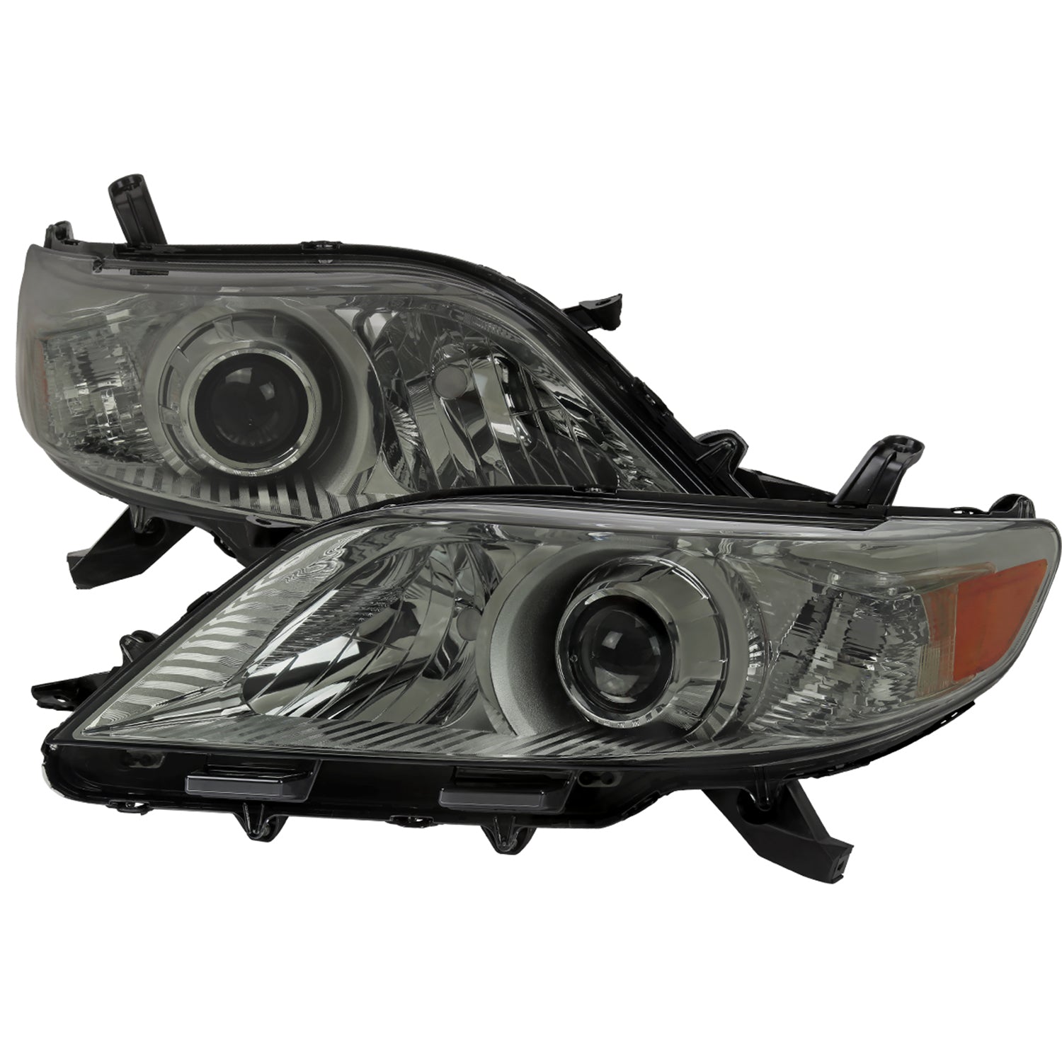 2011-2020 Toyota Sienna Projector Headlights Chrome Housing/Smoke Lens