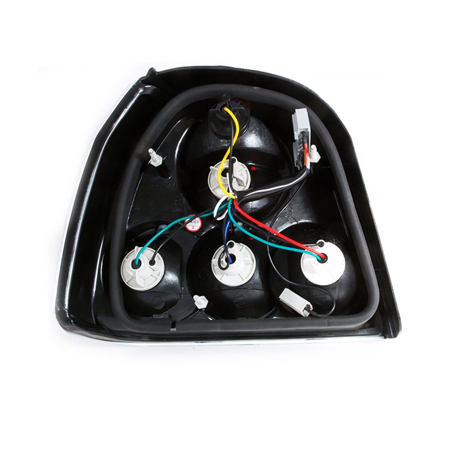 1993-1998 VW Golf Mk3 Tail Lights Matte Black Housing/Clear Lens