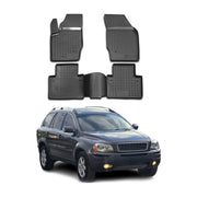 2003-2014 Volvo XC90 Floor Mats Liners Full Set All Weather 5 Seats Black