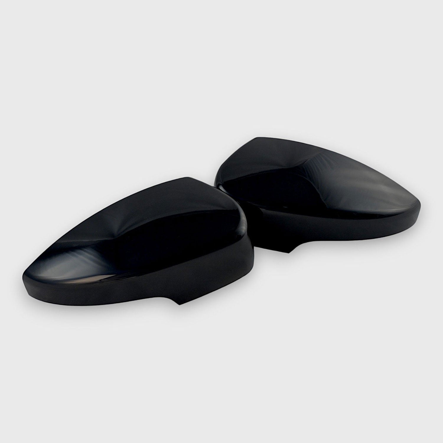 2018-2022 Ford Ecosport Mirror Cover Caps Gloss Black 2Pcs ABS Plastic