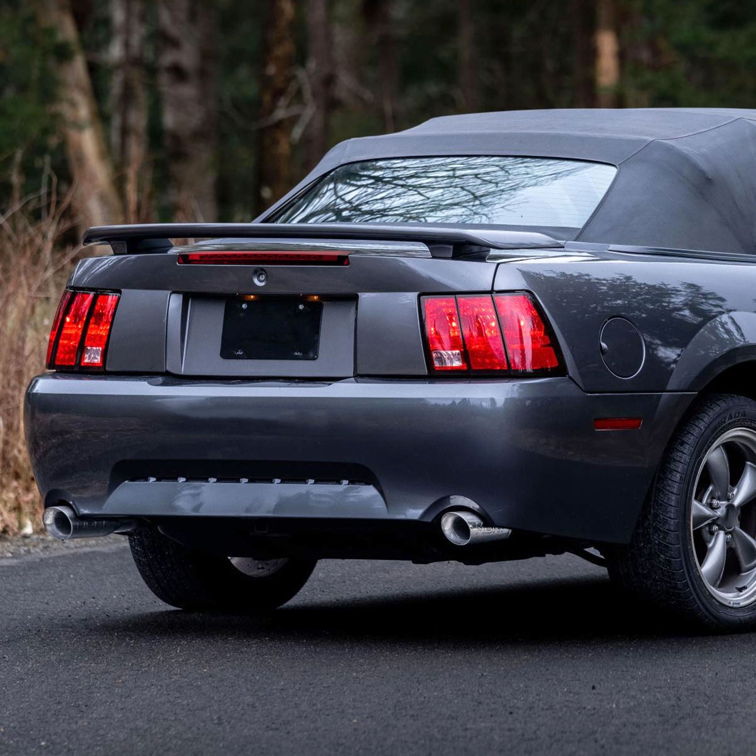 1999-2004 Ford Mustang LED 3rd Brake Light Chrome Housing/Red Lens