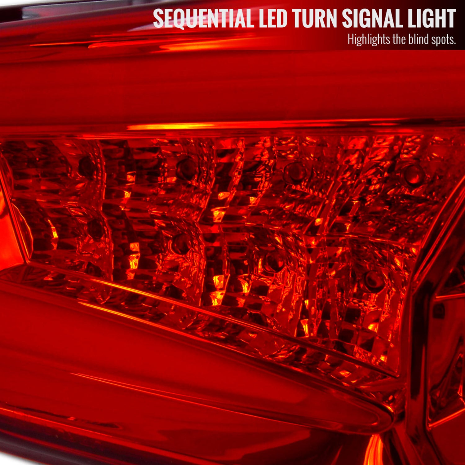 2012-2016 Scion FRS/ Subaru BRZ/ Toyota 86 LED Tail Lights Chrome/Red
