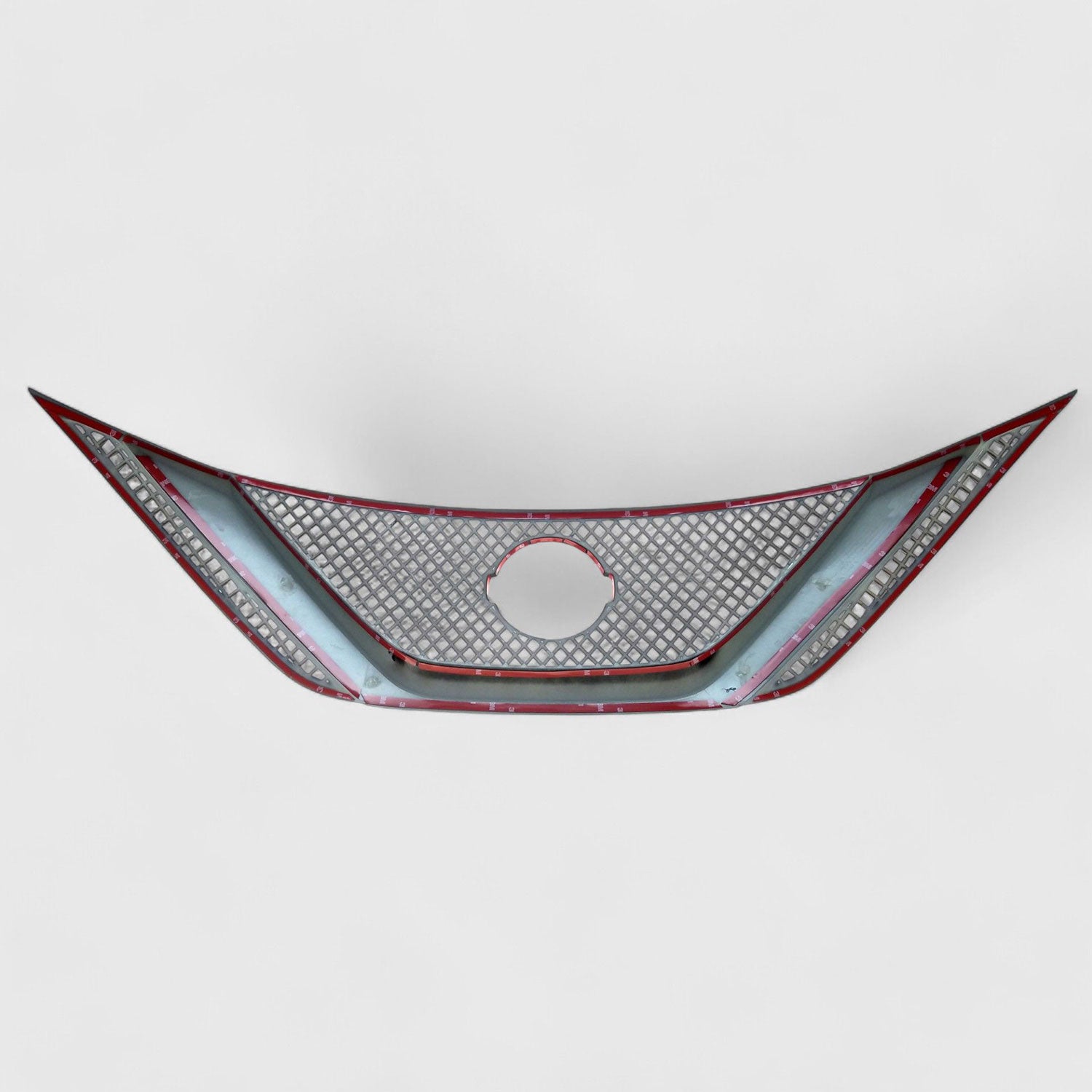 2016-2019 Nissan Sentra Grille Overlay Gloss Black 1Pcs ABS Plastic