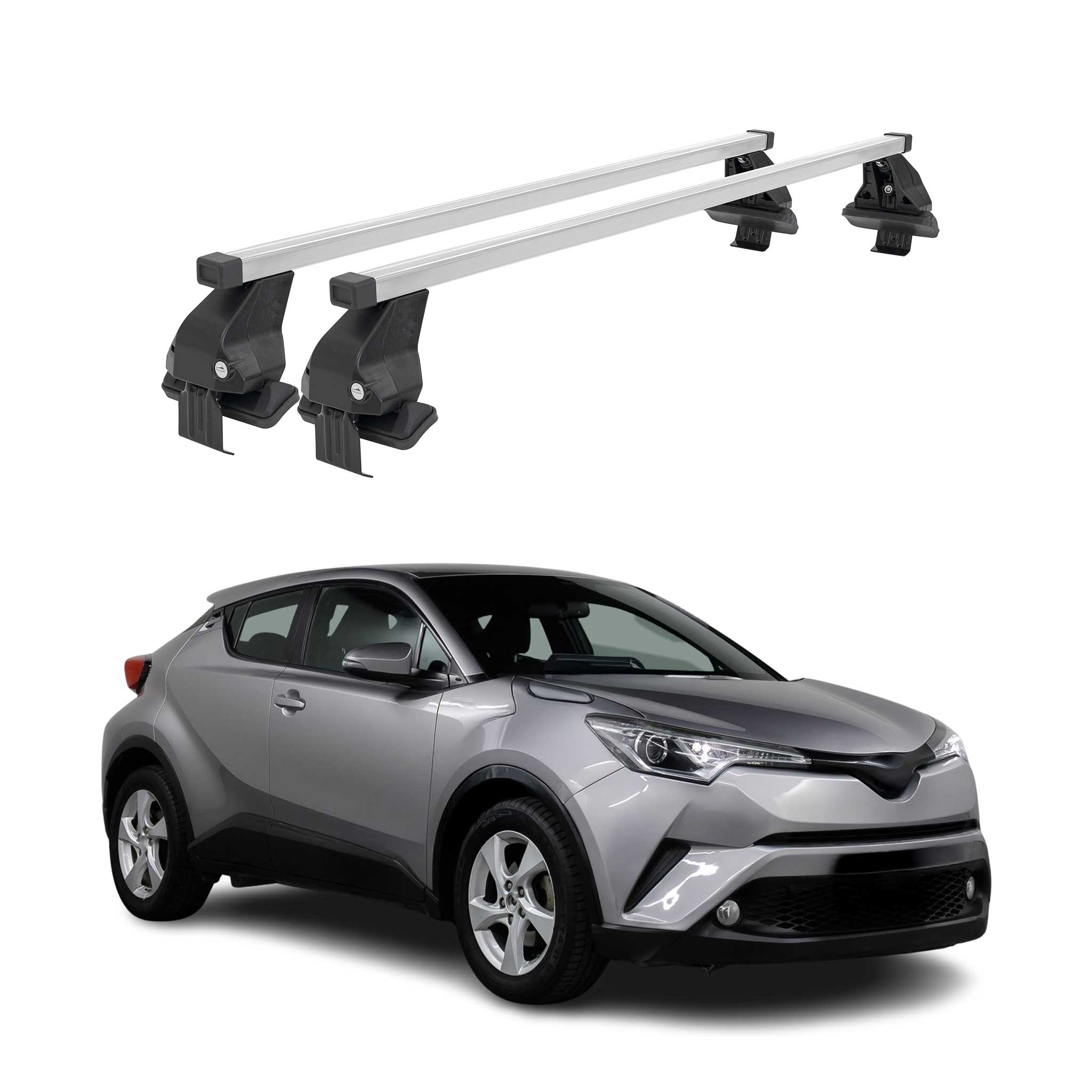 2018-2022 Toyota C-HR Roof Rack Cross Bars Silver