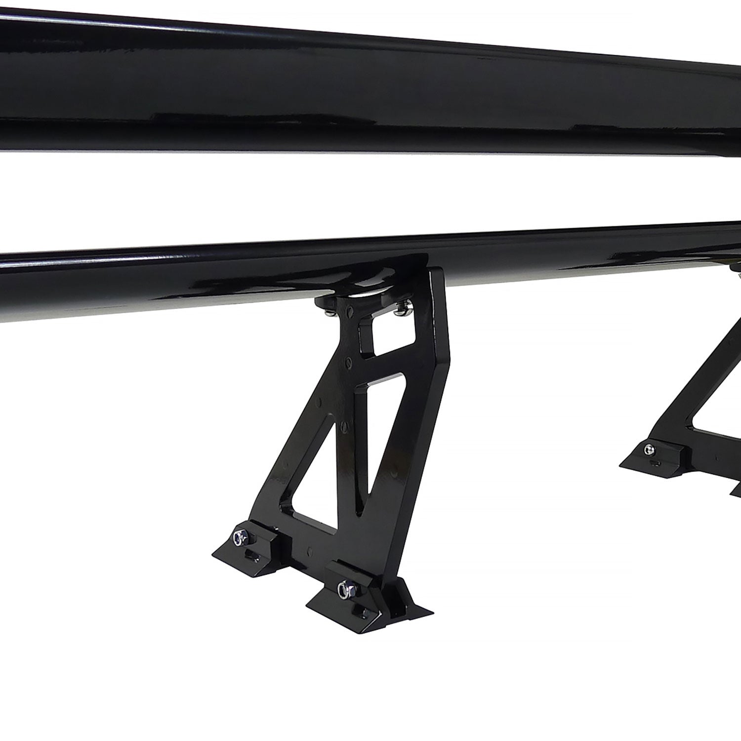 Universal Black CNC Aluminum 52" Double Deck Adjustable Trunk Spoiler Wing