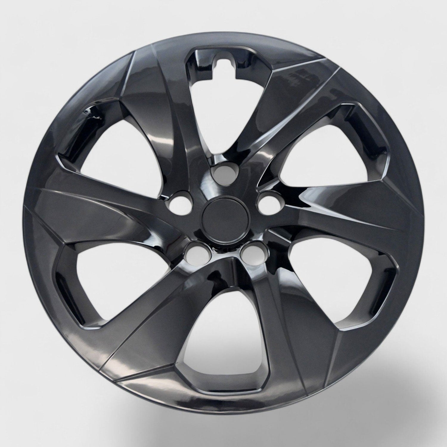 2019-2024 Toyota RAV4 Wheel Cover Hubcaps Set Gloss Black 4Pcs ABS Plastic