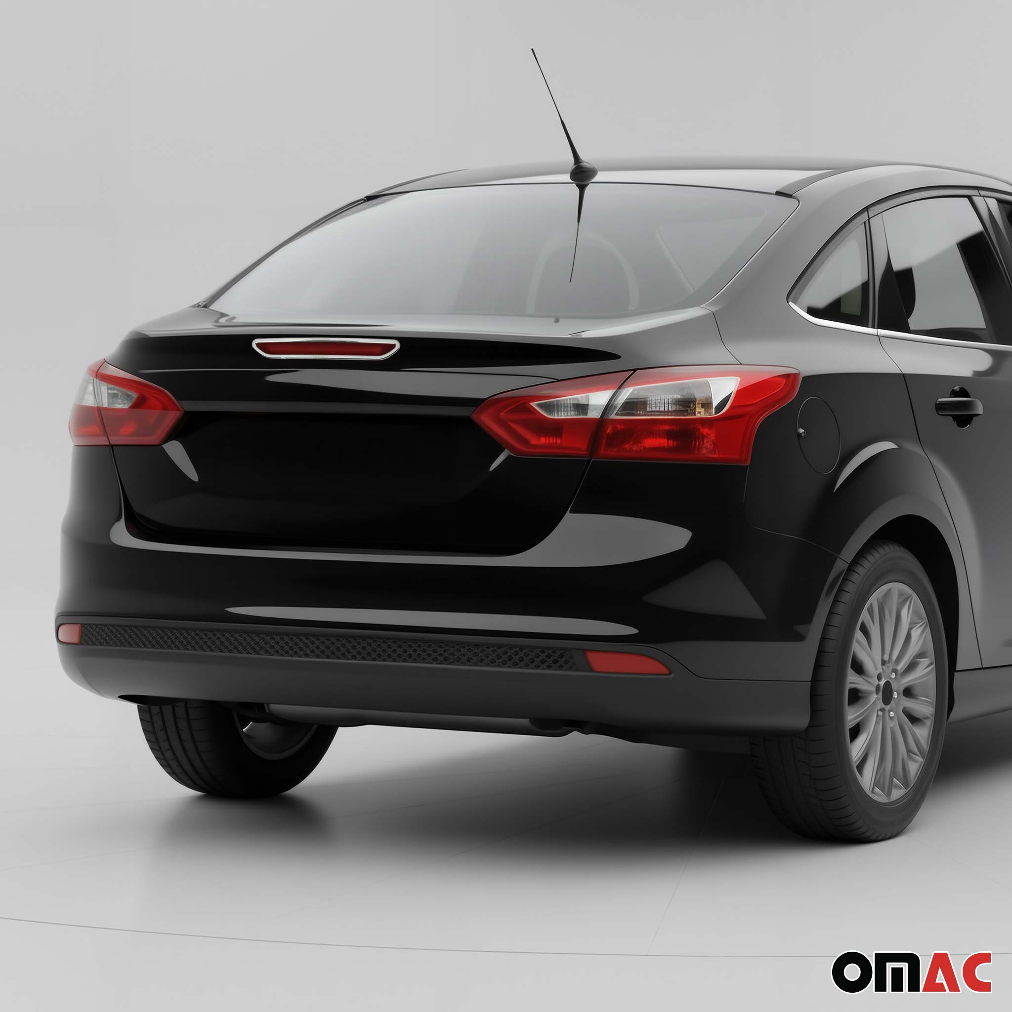 2012-2018 Ford Focus Trunk Tail Light Trim Frame Stainless Steel Silver 1Pc