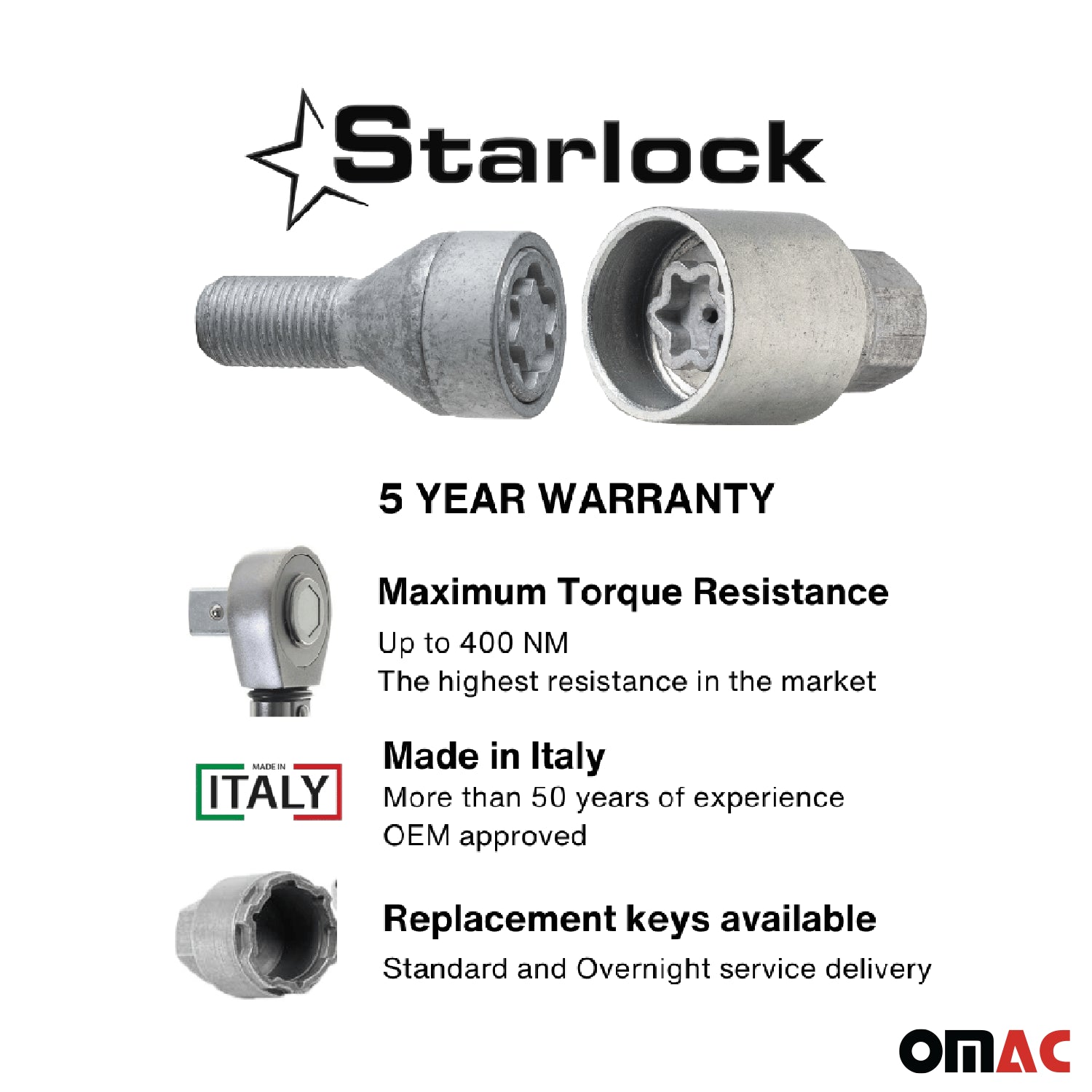 Wheel Lock Kit for LEXUS IS F IS200 IS Series NX300 M14X1,25 Silver 4Locks&1Key