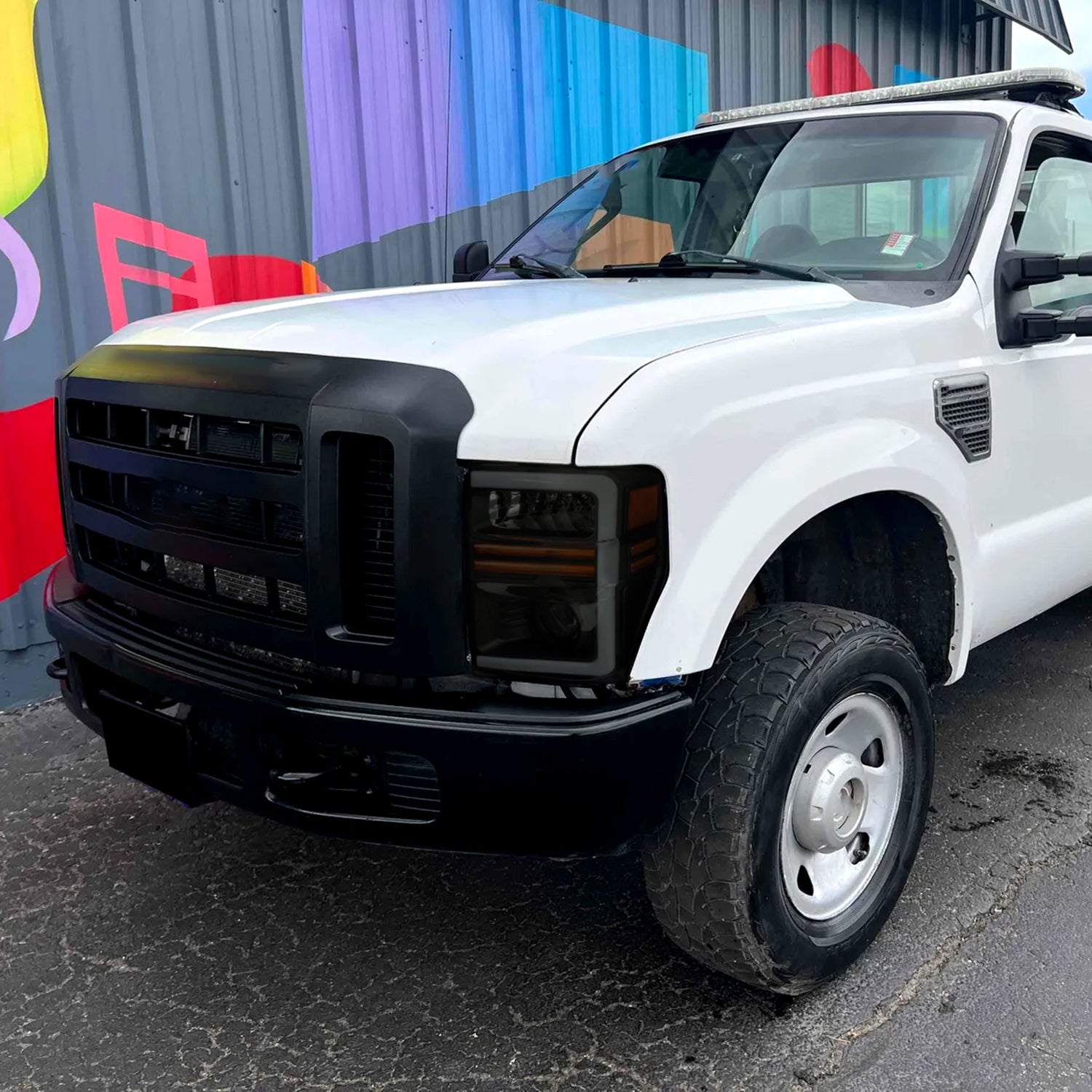 2008-2010 Ford F-250/350/450/550 Super Duty Headlights LED Signal Smoke