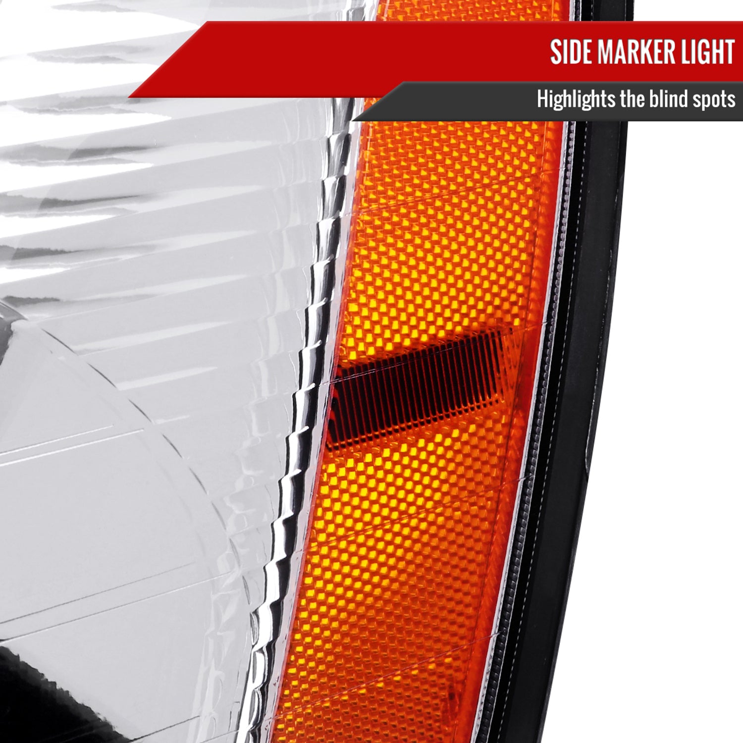 2005-2009 Chevy Equinox Factory Headlights LED Bar Turn Signal Chrome