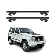 2008-2012 Jeep Liberty Roof Rack Cross Bars Black