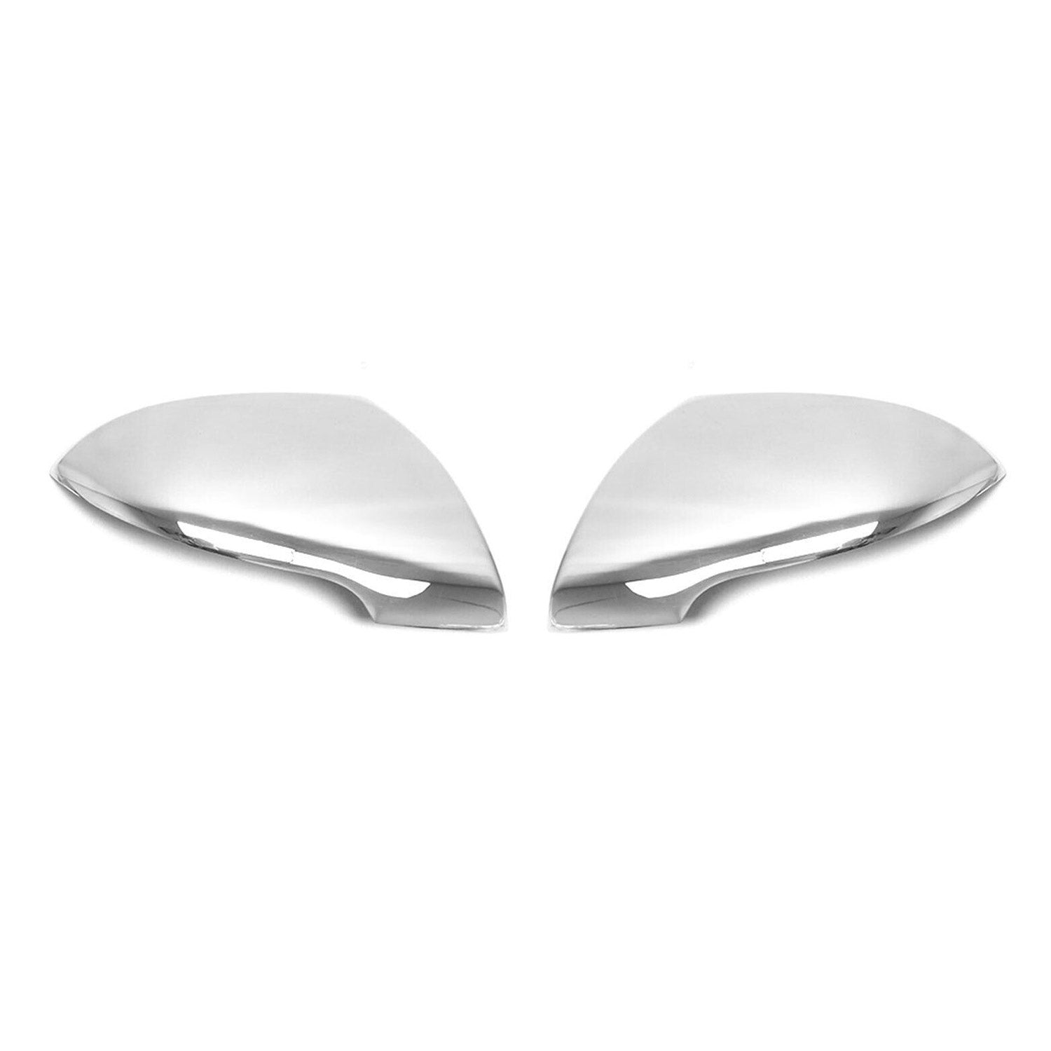 2011-2014 Kia Sportage Side Mirror Cover Caps Stainless Steel Silver 2 Pcs