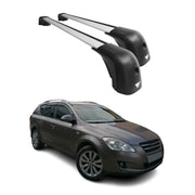 2006-2011 Kia Cee'd Roof Racks Cross Bars Silver