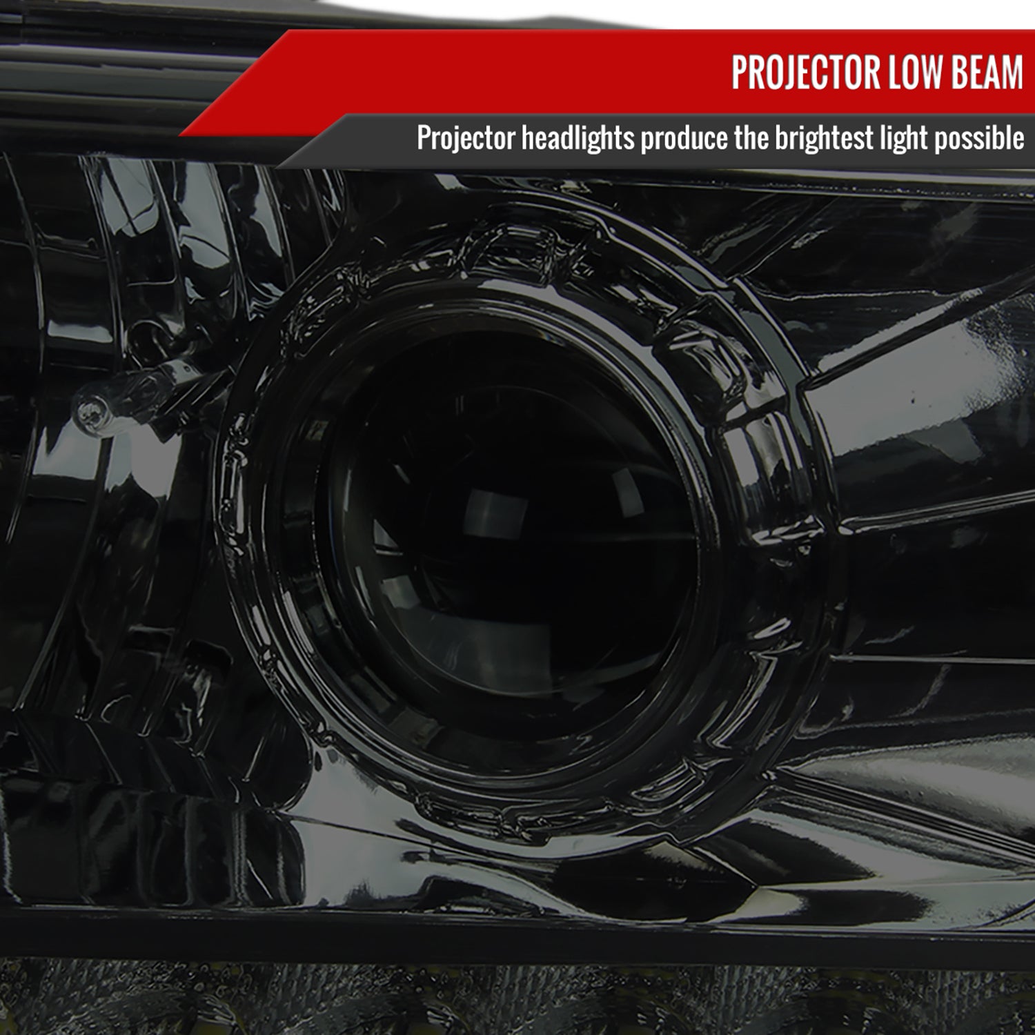 1994-2001 Dodge RAM 1500 2500 3500 Projector Headlights SMD LED Light Chrome