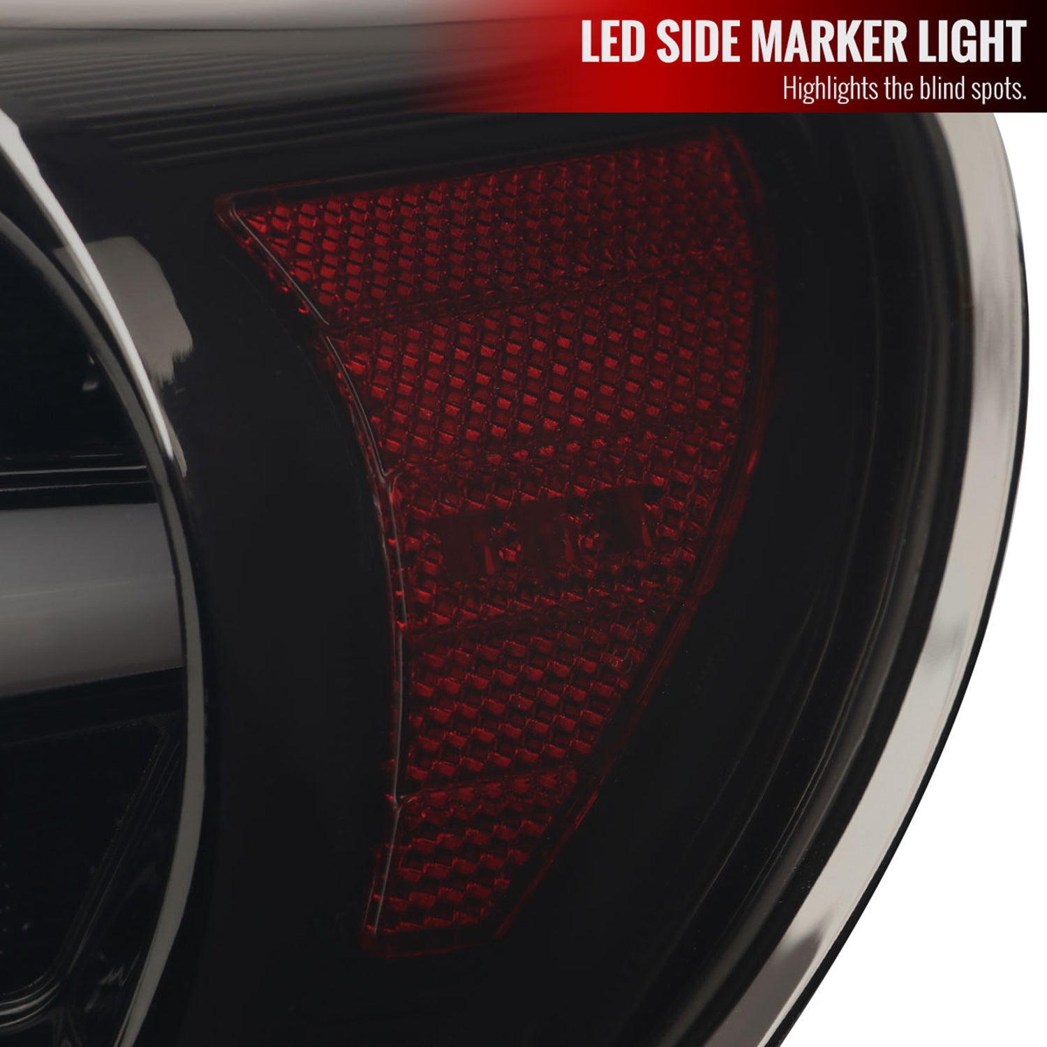 2013-2016 Scion FRS/ Subaru BRZ Lambo LED Tail Lights Glossy Black/Smoke Lens