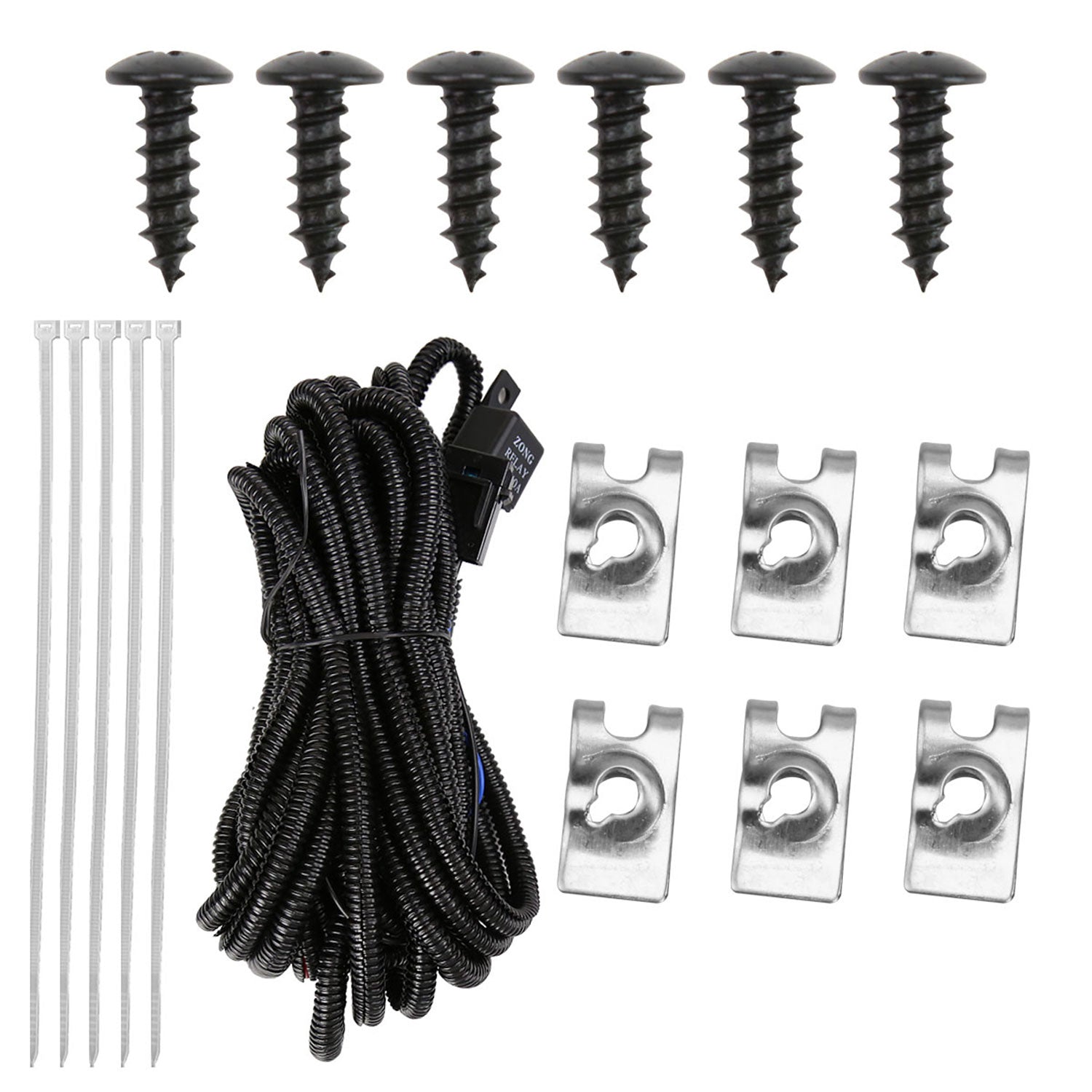 2014-2015 Honda Civic Coupe H11 Fog Lights Kit Chrome Housing/Yellow Lens