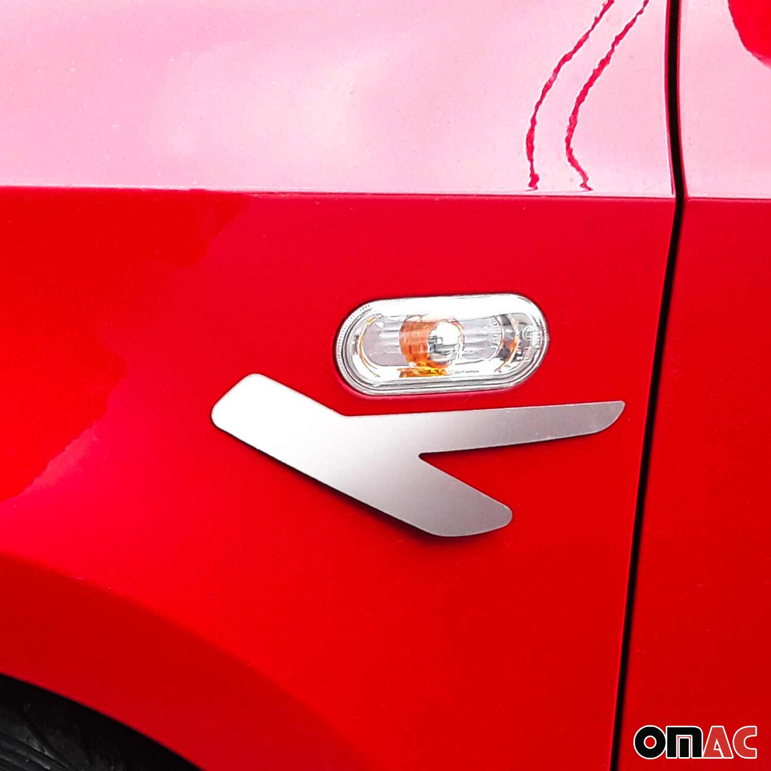 2015-2022 RAM ProMaster City Side Door Molding Trim Skirt Garnish Stainless Steel 2Pcs