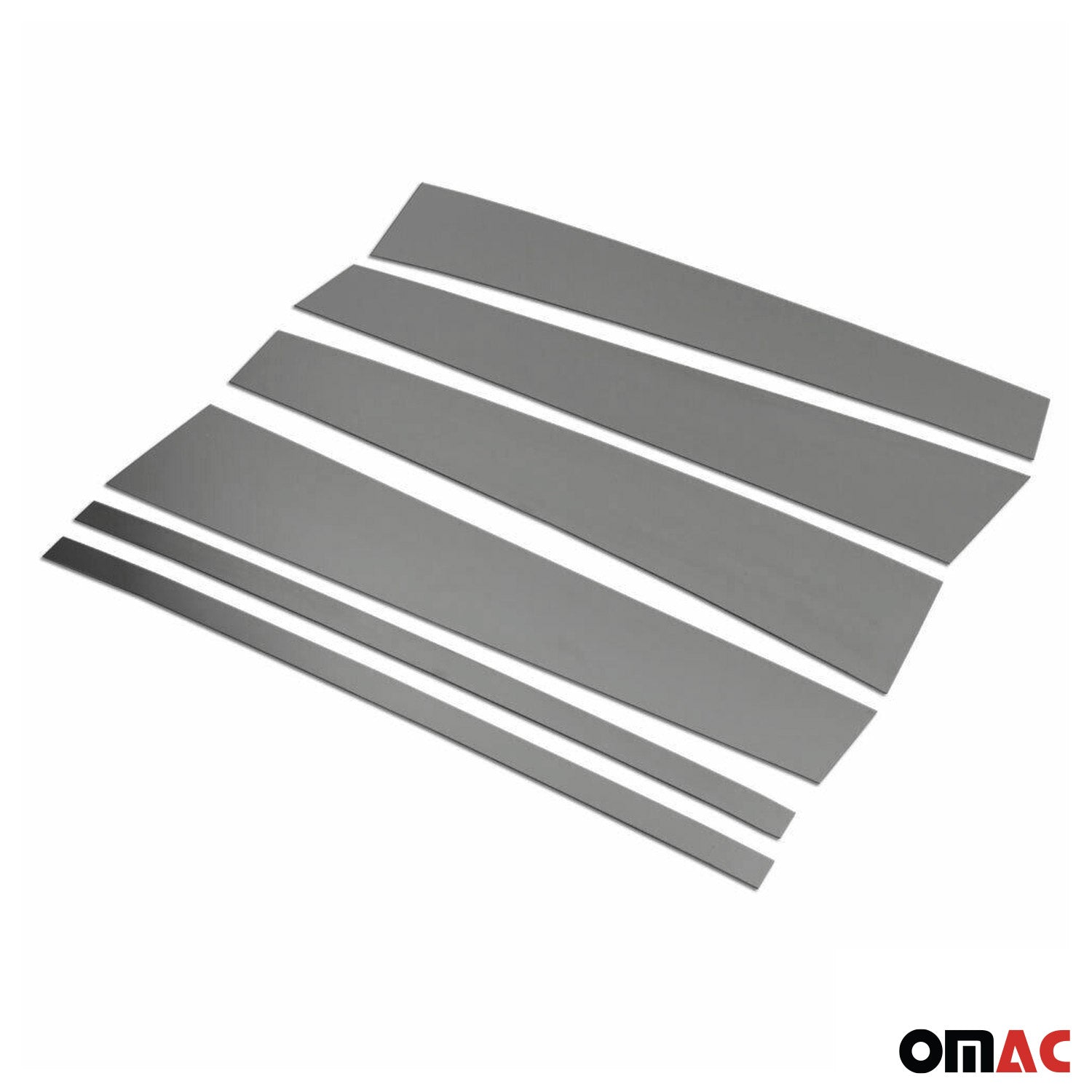 2006-2009 Land Rover Range Rover Sport Window B Pillar Posts Door Trim Stainless Steel