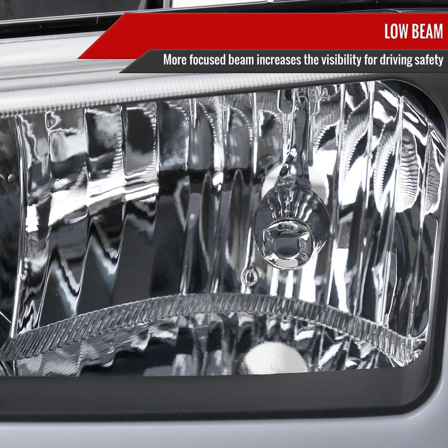 2003-2007 Chevy Silverado /2002-2006 Avalanche LED Bar Factory Headlights Black