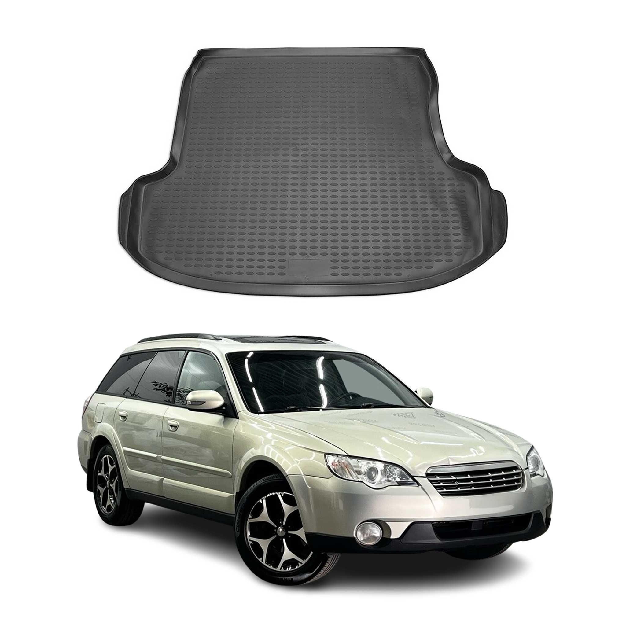 2006-2009 Subaru Legacy Sedan Cargo Liner Trunk Mat All Weather Black