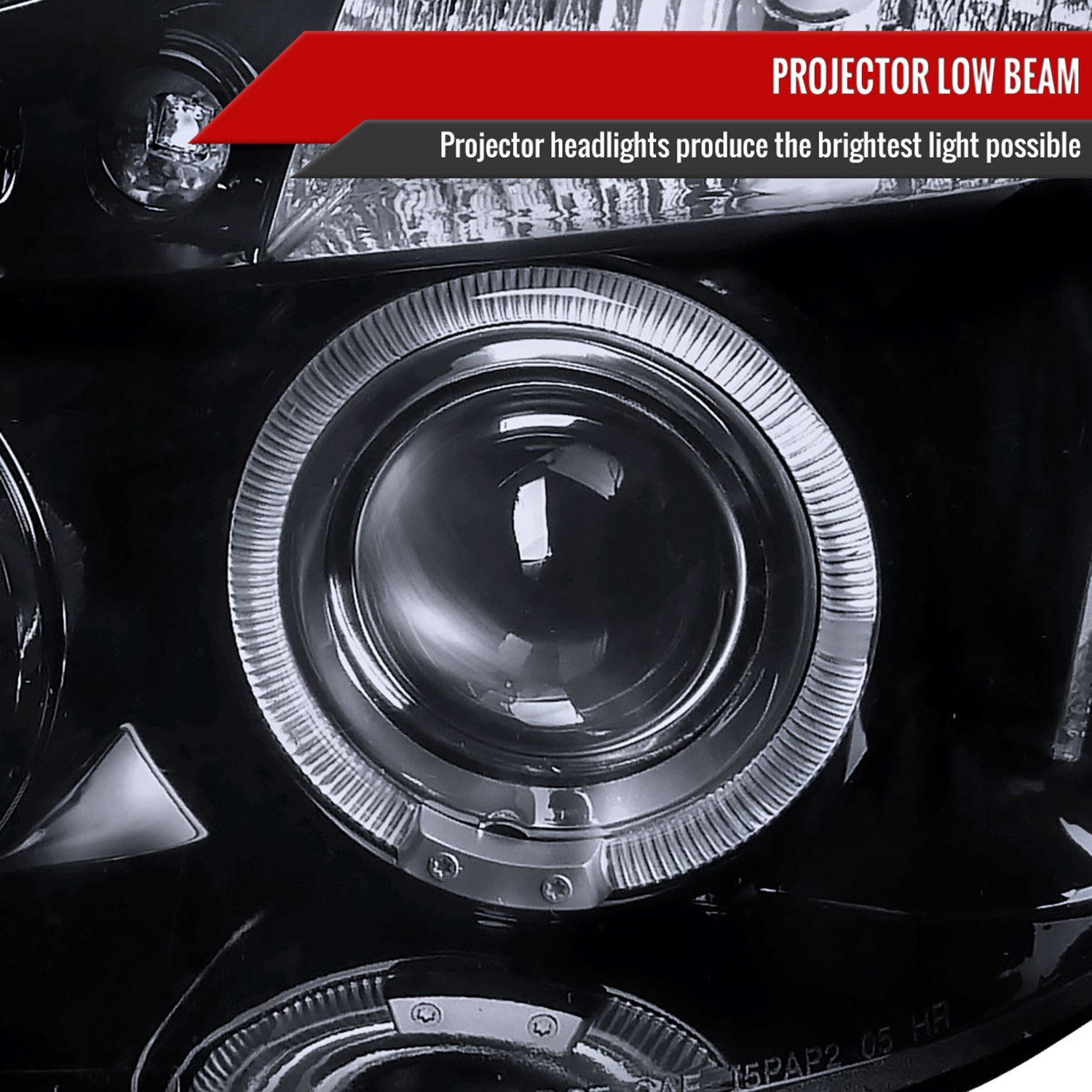 2005-2010 Chevy Cobalt Pontiac G5/Pursuit Dual Halo Projector Headlights Smoke