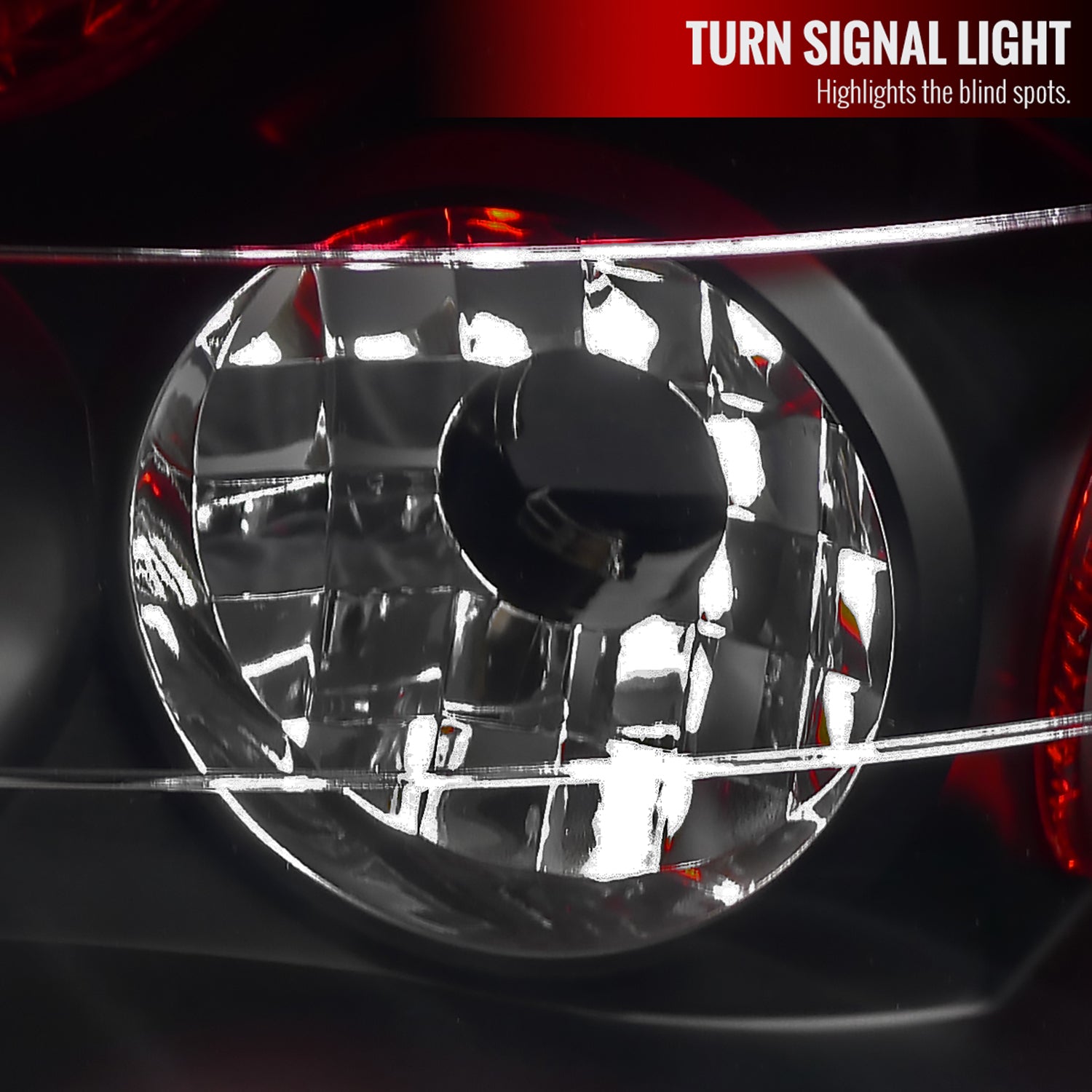 2006-2011 Honda Civic Sedan Tail Lights Matte Black Housing/Red Clear Lens