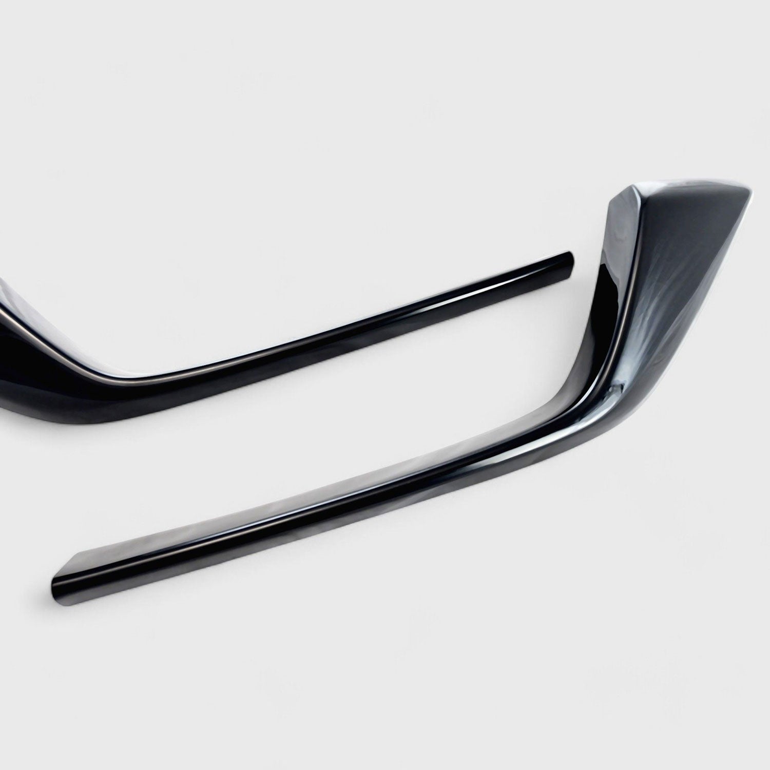 2022-2025 Mazda CX-5 Grille Overlay Gloss Black 2Pcs ABS Plastic