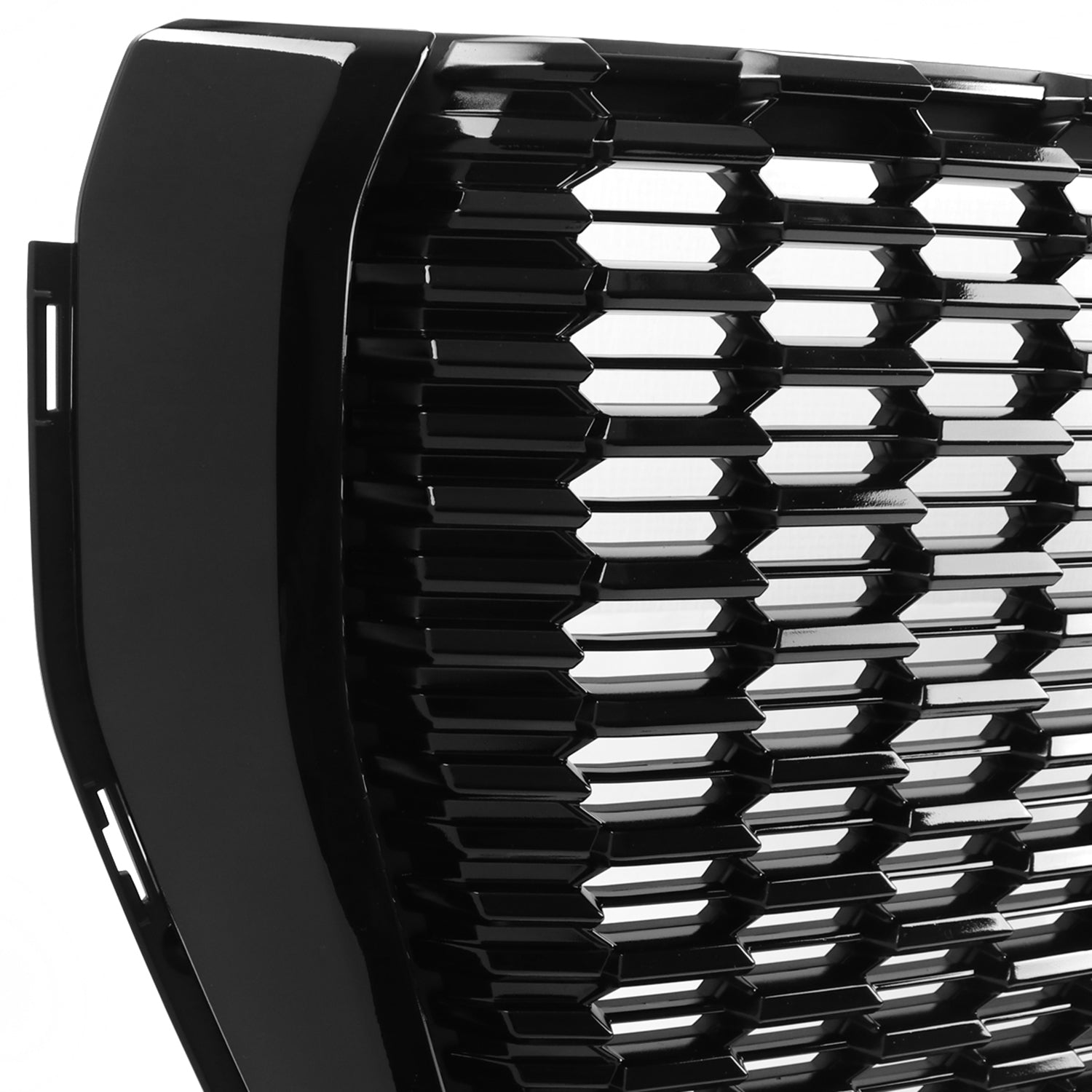 2021-2023 GMC Yukon/Yukon XL Denali Style Front Glossy Black Mesh Grille