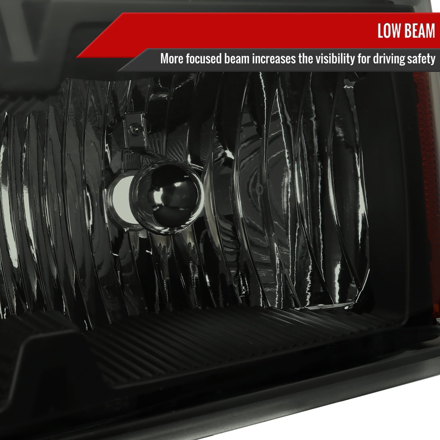 2004-2012 Chevy Colorado/Canyon/ I-Series Headlights&Corner Lights Matte Black