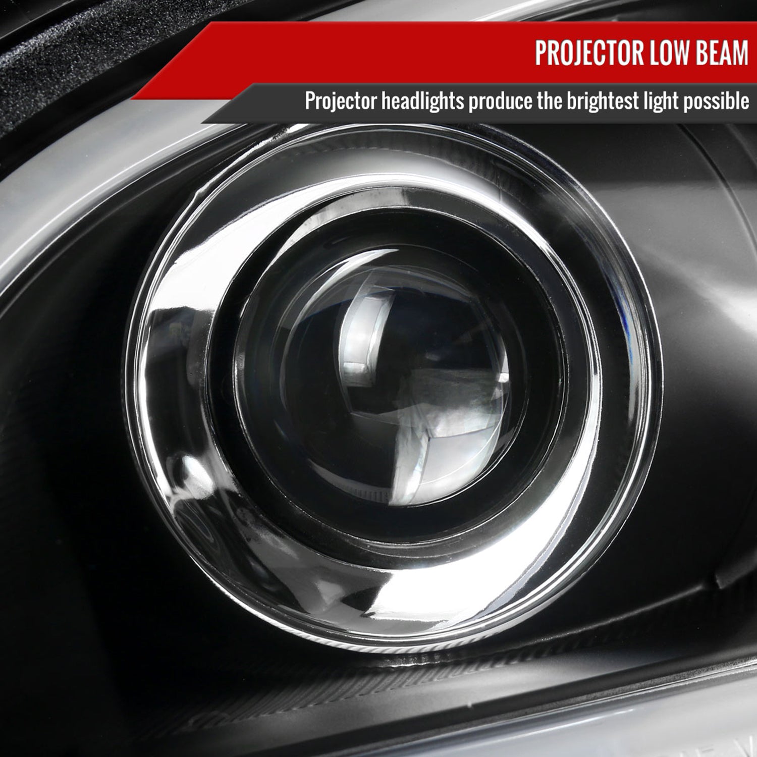 2010-2011 Kia Soul Projector Headlights LED Light Bar&LED Signal Lights Black