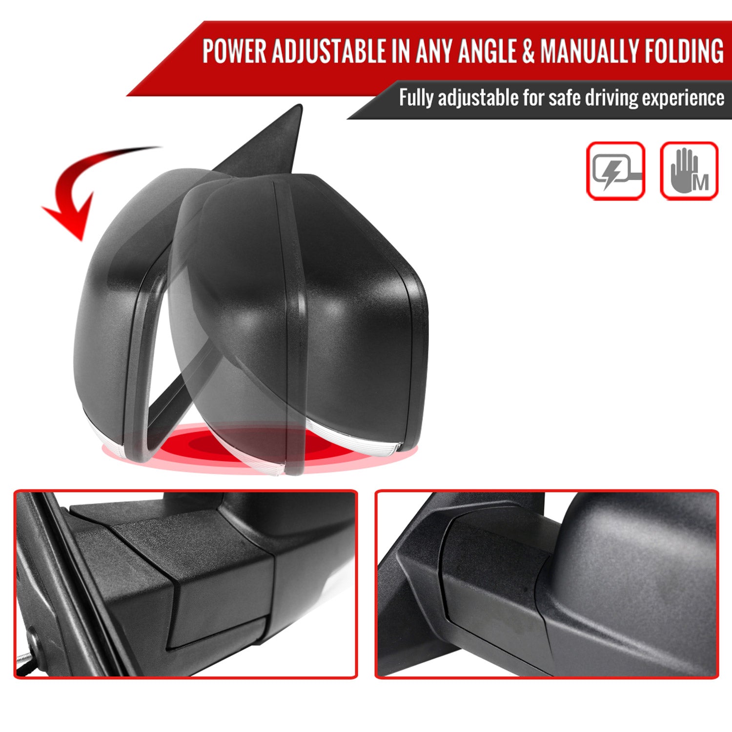 2013-2019 Dodge RAM Heated Side Mirror LED Turn Signal & Puddle Light Driver