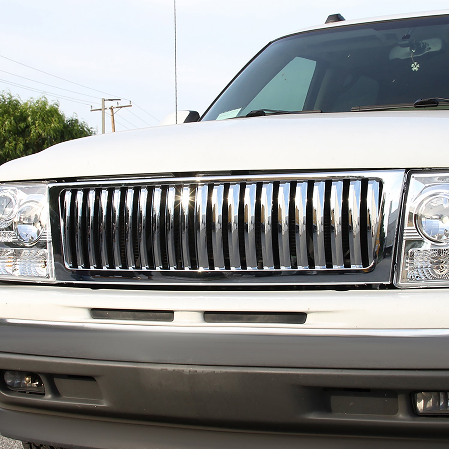 1999-2002 Chevrolet Silverado Chrome ABS Vertical Grille