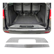 Rear Bumper Guard & Trunk Sill Cover Set for Mercedes Metris 2016-2024 Brushed